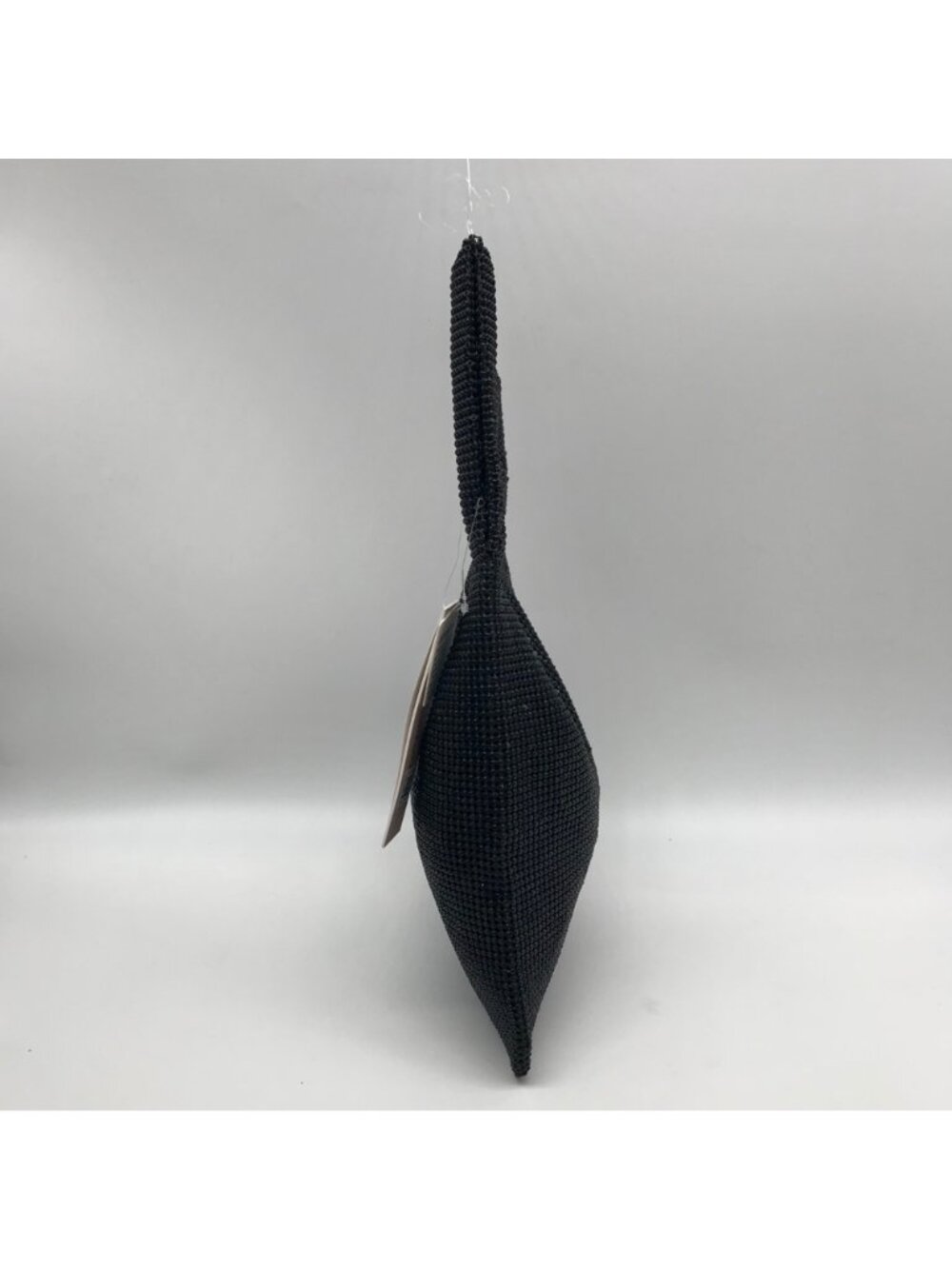 Aqua Black Rhinestone Mesh Tote Bag - Picture 3 of 11